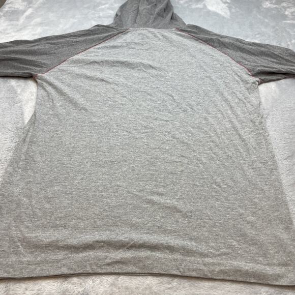 RAW Rolling Papers Hoodie Shirt Size XL Gray Smoke Pot Weed Stash Skater Grunge - Picture 2 of 6